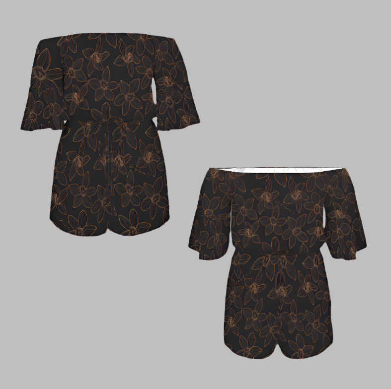 Kehaulani Romper 'Okika (Orchid)