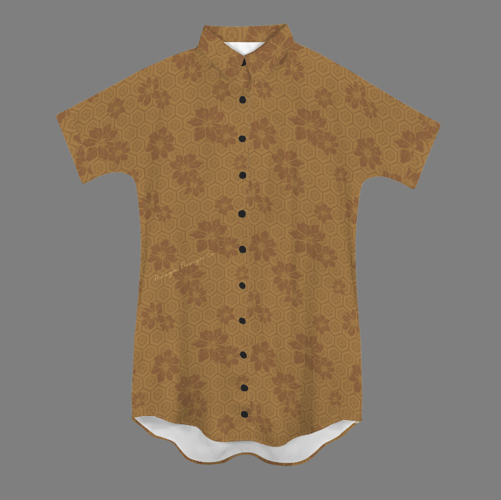 Kikko Kou Mahealani 2.0 Button Shirt Dress