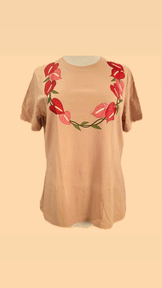 Anthurium Lei T-Shirt