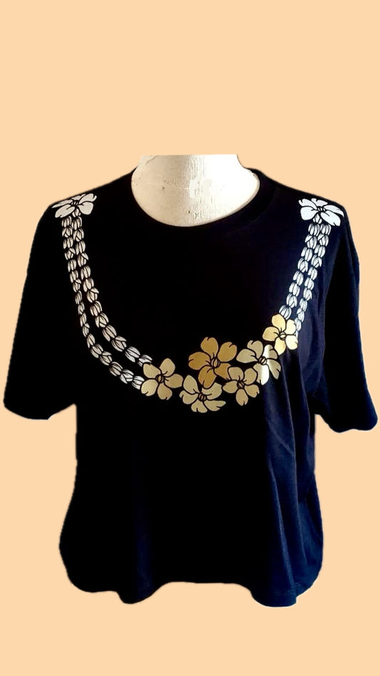 Puakenikeni Cluster & Pikake Lei T-Shirt
