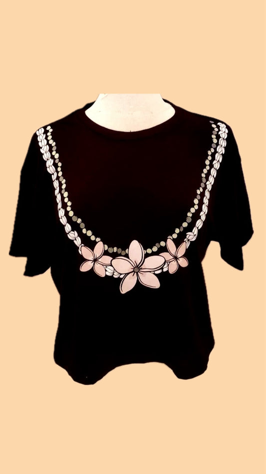 Plumeria, Pikake & Mokihana Lei T-Shirt
