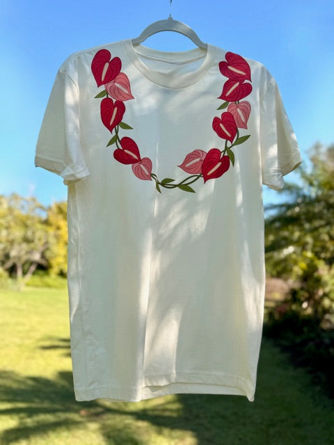Anthurium Lei T-Shirt