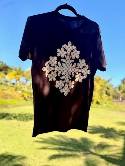Puakenikeni Quilt Palaka T-Shirt